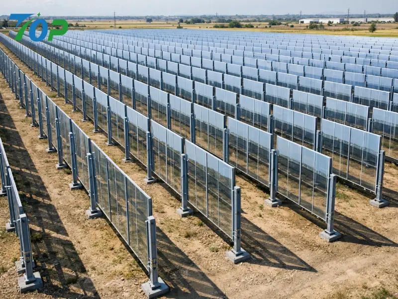 Pystysuuntainen bifacial aurinkokiinnitysjärjestelmä: 30 % korkeamman maankäytön salaisuus