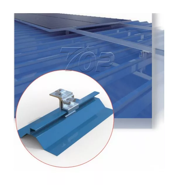 Metal Roof Klip Lok aurinkokiinnitysjärjestelmä