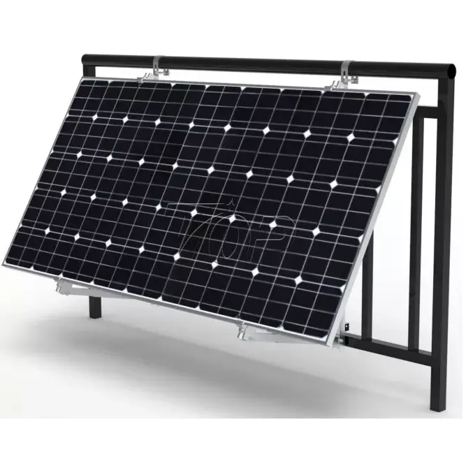 Aurinkosähköinen parvekkeen jalustan kiinnikesarja